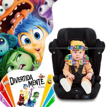 Imagem de Kit Almofada de pescoço + Faixa Apoio Suporte Cabeça de Bebê Cadeirinh