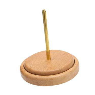 Imagem de oshhni Suporte para fios, armazenamento de fitas, fuso, ferramenta de costura, enrolador de fios, suporte para novelos para crochê doméstico, tricô, Grande