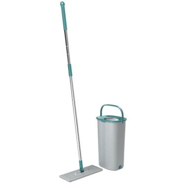 Imagem de Mop Lava e Seca FlashLimp com Balde 5,5L e Refil – Cinza/ Verde