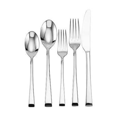 Imagem de Mikasa, Rockford Flatware Service para 4, conjunto de 20 peças, conjunto de talheres de aço inoxidável 18/0