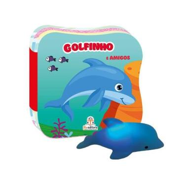 Imagem de Conhecendo os animais - Golfinho - Livro de banho + 1 bichinho luminos