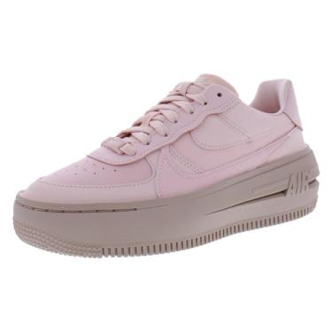 Imagem de Nike Tênis feminino plataforma Air Force 1, Atmosphere Phantom Pink Oxford 600, 39