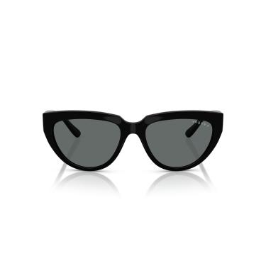 Imagem de Óculos de Sol Vogue Eyewear Polarizado 0VO5629S W44/81 Tam 54 / Preto - Lentes Cinza