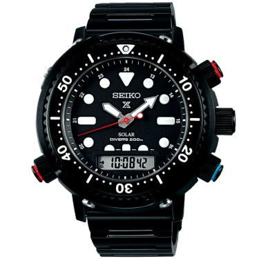 Imagem de Relógio SEIKO masculino anadigi solar SNJ037P1 P1PX