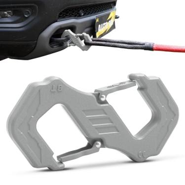 Imagem de AUTORICH Gancho de reboque S de 3/20.3 cm, manilha de guincho rápido de aço G80 15 kg, resistência à ruptura, gancho de conexão de recuperação off-road resistente para SUV, caminhão, reboque e