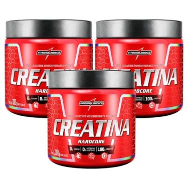 Imagem de Kit 3 Creatina 100% Pura Hardcore 300g - Integralmédica