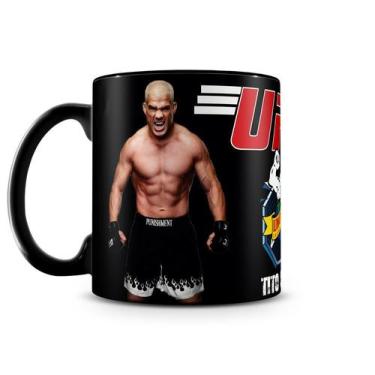 Imagem de Caneca UFC Tito Ortiz - Porcelana 100% Preta - 325ml - Amo Canecas