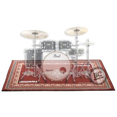 Imagem de Tapete de Bateria Williams Persa medidas 2,00m X 1,60m exclusivo pra bateria acústica ou eletrônica
