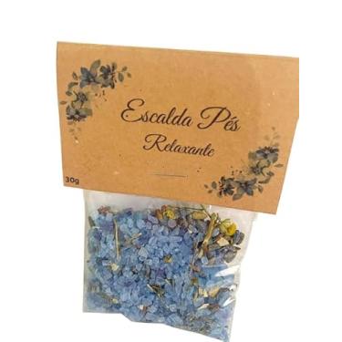Imagem de Escalda Pés Relaxante com Lavanda e Camomila, Sais com Óleos Essenciais, 30g, 10 Unidades