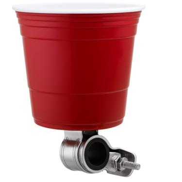 Imagem de Suporte de garrafa de água para bicicleta | Suporte de copo para bicicletas, motocicletas, scooters e andadores | Braçadeira de guidão, ABS durável | Suporte de bebida para adultos, Ebikes, ATVs e