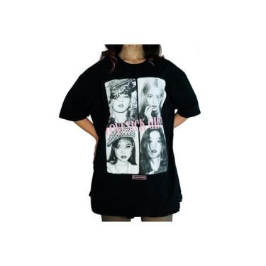 Imagem de Camiseta preta, rosa, Love Sick Design, unissex, original - Lightbek O