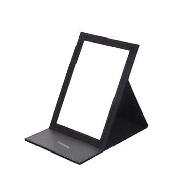 Imagem de TLTDSMY Espelho de maquiagem de viagem espelho de maquiagem portátil dobrável espelho de maquiagem quarto espelho dobrável portátil HD espelho de mesa