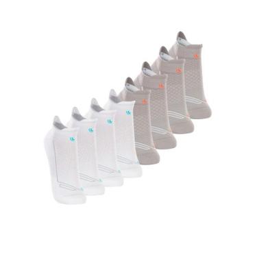 Imagem de Kit com 8 Pares de Meias Performance Running Lupo 3276-002 Colorido, C