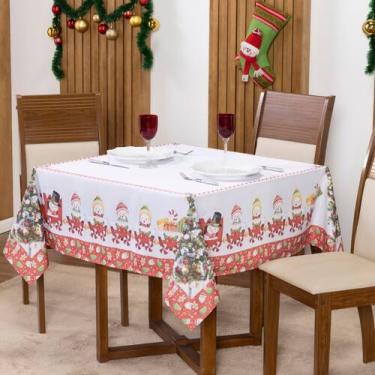 Imagem de Toalha de Mesa 4 Lugares 1,50 x 1,50  Perfeita Para Sala de Jantar - N
