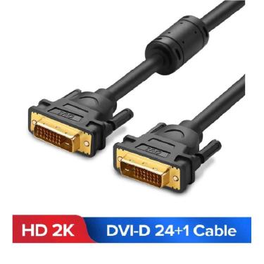 Imagem de Cabo Dvi-D Macho x Dvi-D Macho 24+1 Dual Link - 1.8 Mts