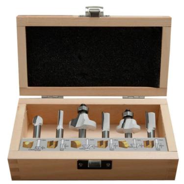 Imagem de Kit de Fresas Encaixe de 1/4'' 6 Peças Makita