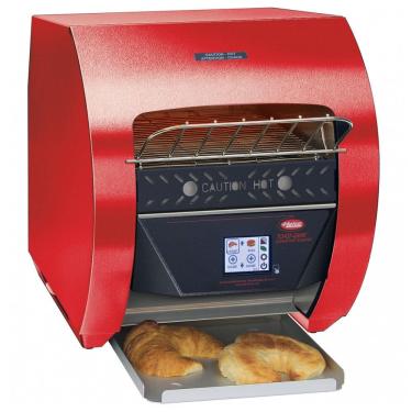 Imagem de Torradeira de Esteira Hatco TQ3400 ToastQwik Vermelha com 2 Aberturas e Controles Digitais 110V, 1780W