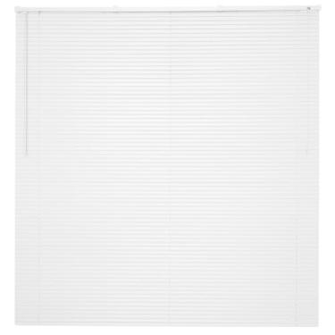 Imagem de Persiana para Janela com Lâminas Horizontais de PVC 25mm L 1,60 x A 1,60 m Branca