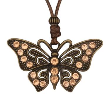 Imagem de Jeilwiy Colar feminino boho estilo hippie, grosso, longo, de couro, gargantilha preta, boêmio, Couro sintético, Sem Pedra Preciosa