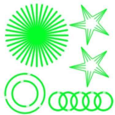 Imagem de NUDALA Pulseira De Bastões Luminosos Verdes Em Massa No Atacado, Suprimentos Para Festas Que Brilham No Escuro, 100 Colares Luminosos De 8 ”Com 100 Conectores Para O Dia De São Patrício, Páscoa, Natal