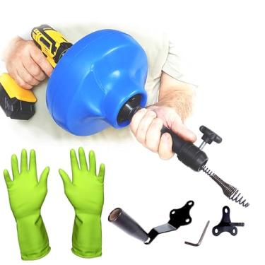 Imagem de Maquina Desentupidora Manual Profissional Rotomaster 10 Metros - Desentupidor Reforçado de Canos, pias, ralos, Esgoto.