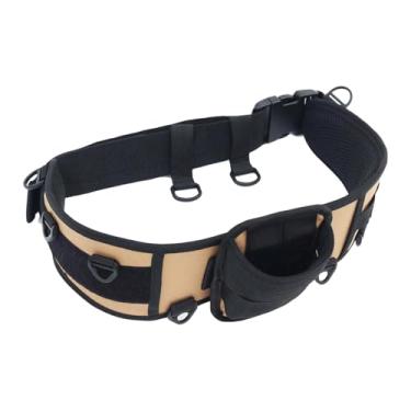 Imagem de KiBcsLic Cinto de pesca, suporte portátil para vara de pesca, suporte para vara de fundição para pescadores, barcos de pesca, mulheres e homens, Cáqui