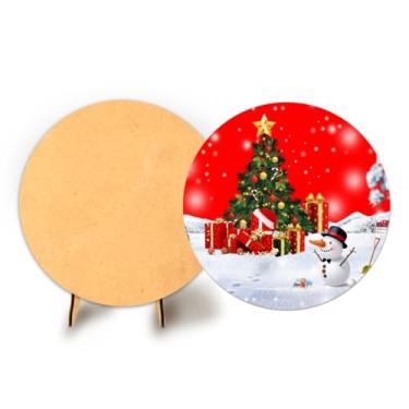 Imagem de Painel Sublimado Com Elastico 50cm Flores + Suporte MDF (NAT145)