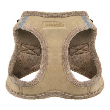 Imagem de Best Pet Supplies Peitoral Voyager Step-in de pelúcia para cães, macio, para cães pequenos e médios – Arnês (camurça fosca), P (Peito: 37-40 cm)