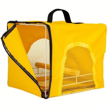 Imagem de Caixa de Transporte Calopsita Pássaro Aves Periquito Caixa Mala (Amarelo)