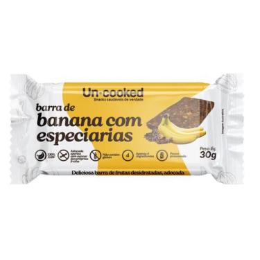 Imagem de Barra de banana com especiarias 30g - un.cooked