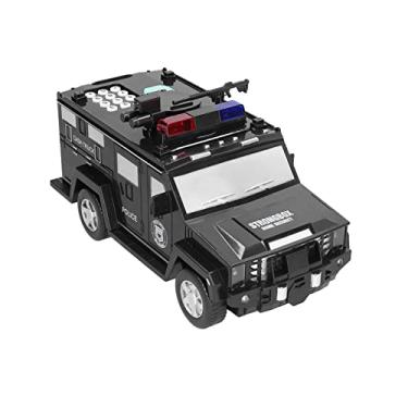Imagem de Banco de Dinheiro Infantil, Cofrinho de Dinheiro para Carro Blindado Legal Com Senha, Cofrinhos Eletrônicos Embutidos Em 9 Caixas de Economia de Dinheiro, Presentes de Brinquedo
