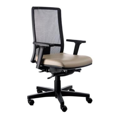 Imagem de Cadeira Diretor Com Encosto Tela Mesh Web Design Bege