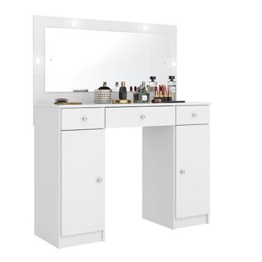 Imagem de Penteadeira Carisma Branco Brilho - Demóbile