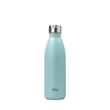 Imagem de TYESO - Copo Térmico 750ml Inox Garrafa em Forma de Cola - Um Garrafa Térmica Desportivo Adequado para Casa e para Viagens.(Verde)