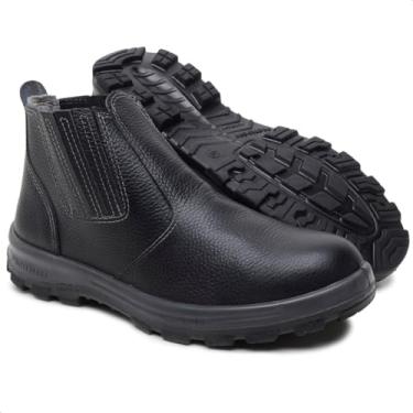 Imagem de Botina De Segurança Premium Epi C.a Com Biqueira De Aço (Preto, Adulto, BR, Adulto, Numérico, 45)