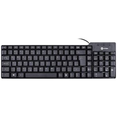 Imagem de Teclado Usb Compacto Dynamic Abnt2 Cabo 1.8m Preto - Dt150