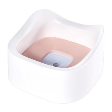 Imagem de Shakven Alimentador de água sem gotejamento, tigela de á lenta para cães - veículo transportou tigela de á para cães Zero Splash - Distribuidor de á para animais de estimação antiderrapante e