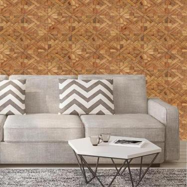 Imagem de Papel De Parede Madeira Cambara Autocolante Sala Quarto - LRP