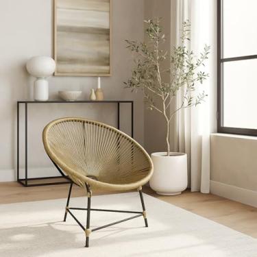 Imagem de Cadeira Acapulco Alumínio Bege Corda Náutica Externo Sol Bege Corda Náutica Resort Hotéis Clubes Parque Aquático