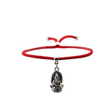 Imagem de BDM Colar Ganesha, amuleto de colar hindu, proteção de Ganapati, Siddhi Vinayaka, deus elefante indiano, One size, Antialérgico, Sem Pedra Preciosa