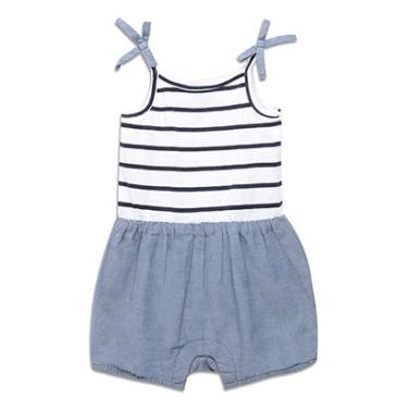 Imagem de Macaquinho Infantil Gap Malha Laço Feminino-Feminino