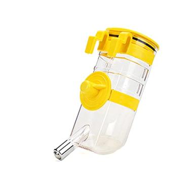 Imagem de Garrafa de Bebida para Pet Suspensa com Grande Capacidade Dispenser Água Portátil Aço Inoxidável Potável Resina Ambiental PP Gancho Estável Altura Ajustável Design Topo Aberto Fácil Adicionar Limpar A