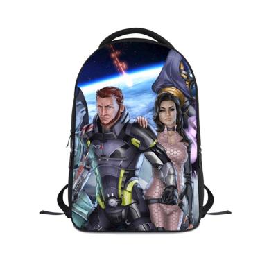 Imagem de Mochila escolar infantil Mass Effect 3D em poliéster