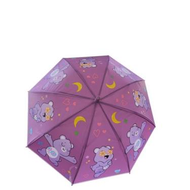 Imagem de Guarda Chuva Infantil Sombrinha Ursinhos Carinhosos Automát Cor:Roxo -