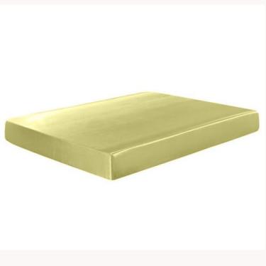 Imagem de Confecções Elba, Lençol Avulso Com Elástico Cetim Seda Alto Brilho Anti Friz8 Cor:Bege;Tamanho:Casal Padrão