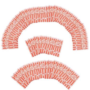 Imagem de 600 unidades de sacos de pipoca de papel, porções individuais, saco de pipoca descartável, mangas de milho, para máquina de pipoca, festa, carnaval, filme, noite, lanche