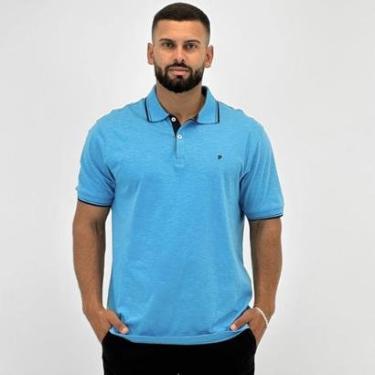 Imagem de Camisa Polo Pierre Cardin Básica Manga Curta Masculina-Masculino