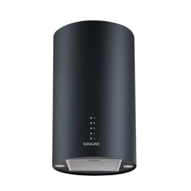 Imagem de SUGGAR COIFA ILHA REDONDA QUARTZO 35 CM PRETA 110V TP3521PT