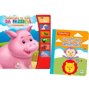 Imagem de Kit de livros Infantis: O som dos animais + Fisher Price - o som dos a
