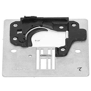 Imagem de Phefop Placa de Agulha de Costura de Substituição de Placa de Ponto Reto, de Agulha de Máquina de Costura de Substituição de de Ponto Reto de Ferro 78 X 79,7 Mm para Uso Doméstico Industrial H20A a Maioria Dos Modelos